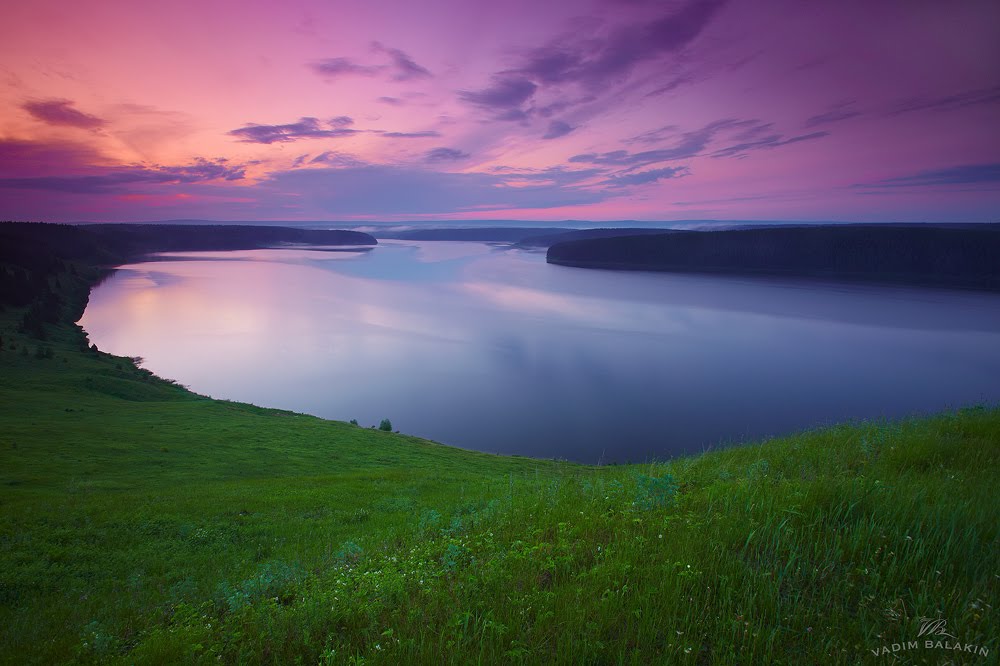 Sunrise on Michailovsk Lake by Vadim Balakin