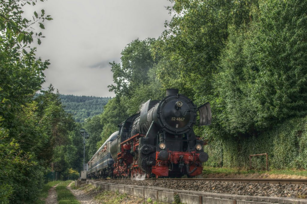 Baureihe 52 auf dem Weg nach Königstein by schnauzerfreund