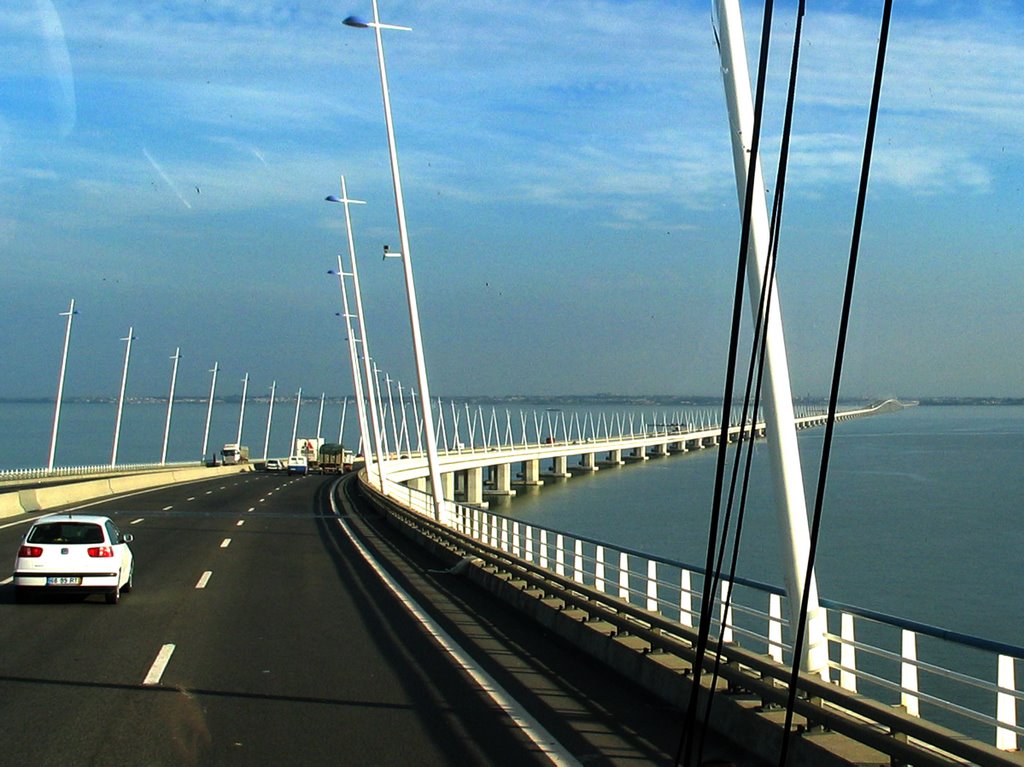 Vasco da Gama Bridge (Longest in Europe) by Brian Sims