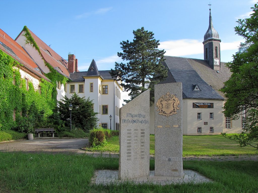 Limbach-Oberfrohna - Steinsäule der Bürgerstiftung by Rudolf Henkel