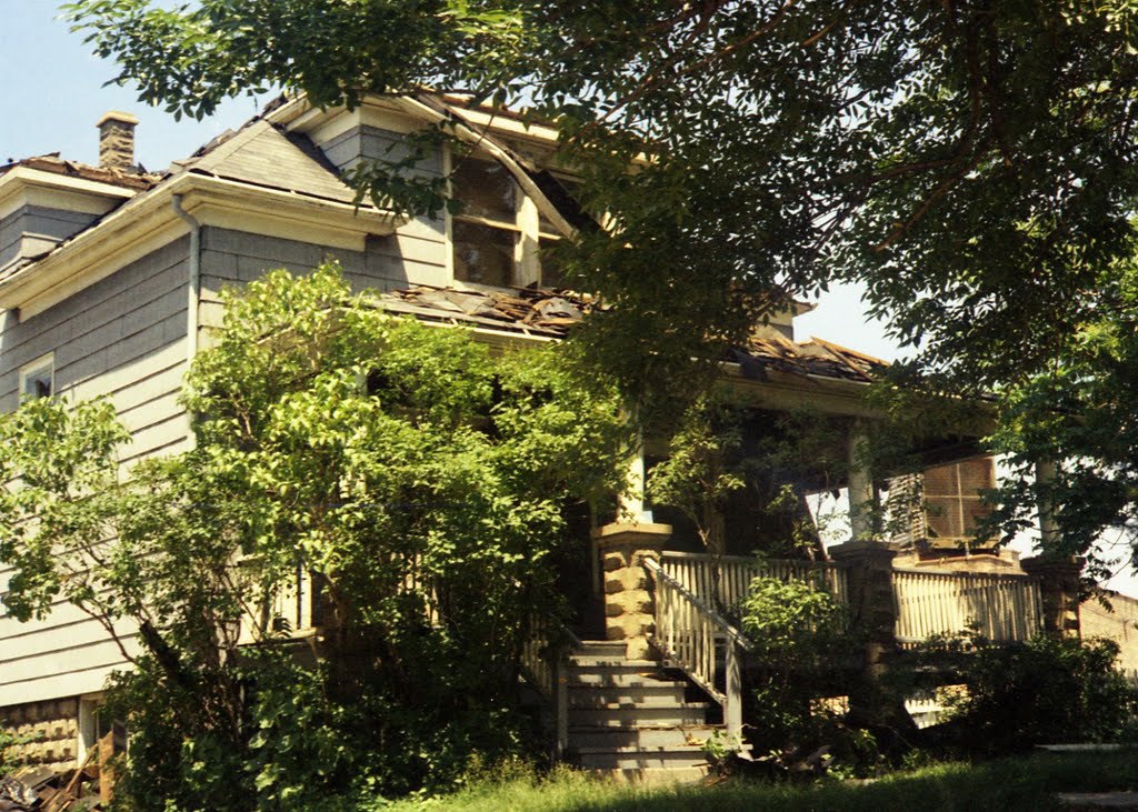 Demolition Of August Gronier House Jun-1972 by Tom Wodrich