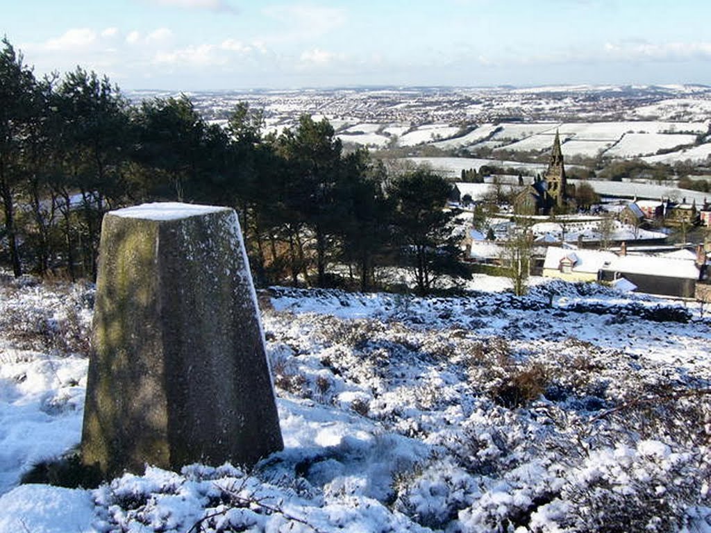 Brown Edge Triangulation Pillar (Newcastle-u-Lyme) by Keith Stevens