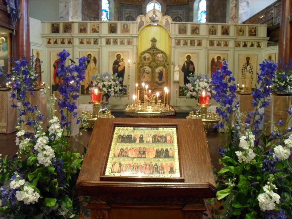 Russian Orthodox cathedral in London UK by Kantarheena