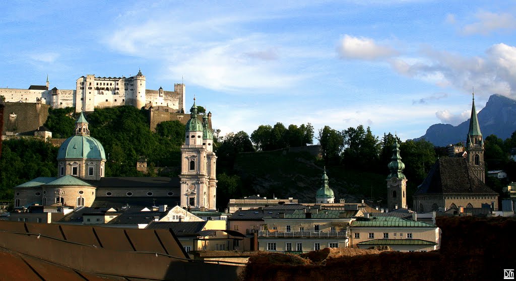 La rocca di Salisburgo by Domenico Mento