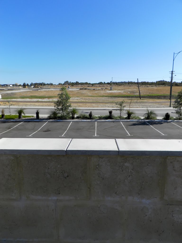 Looking out on the Stirling open space from the Council's carpark by Dylan Hewson