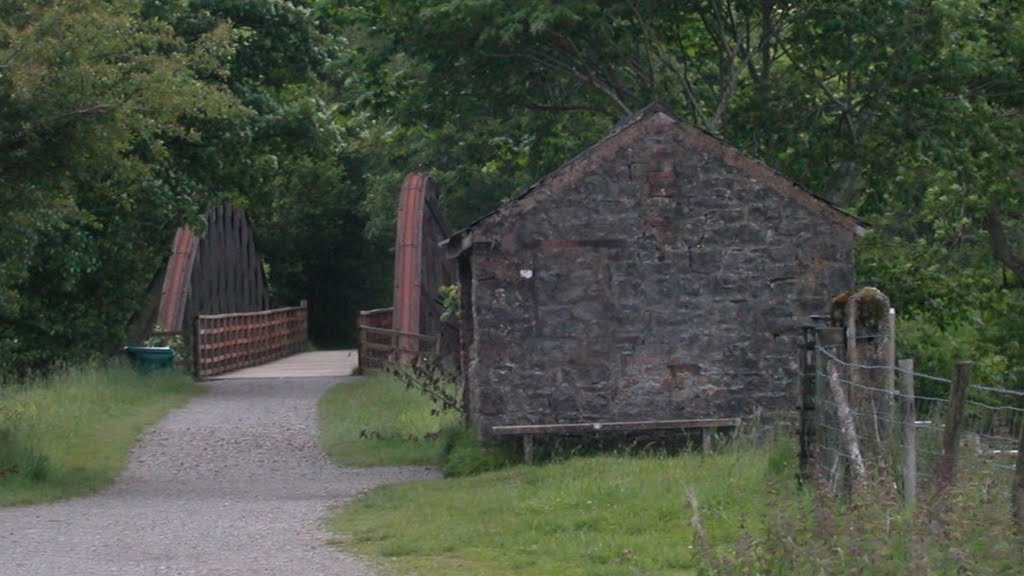 Hut and bridge by Crok