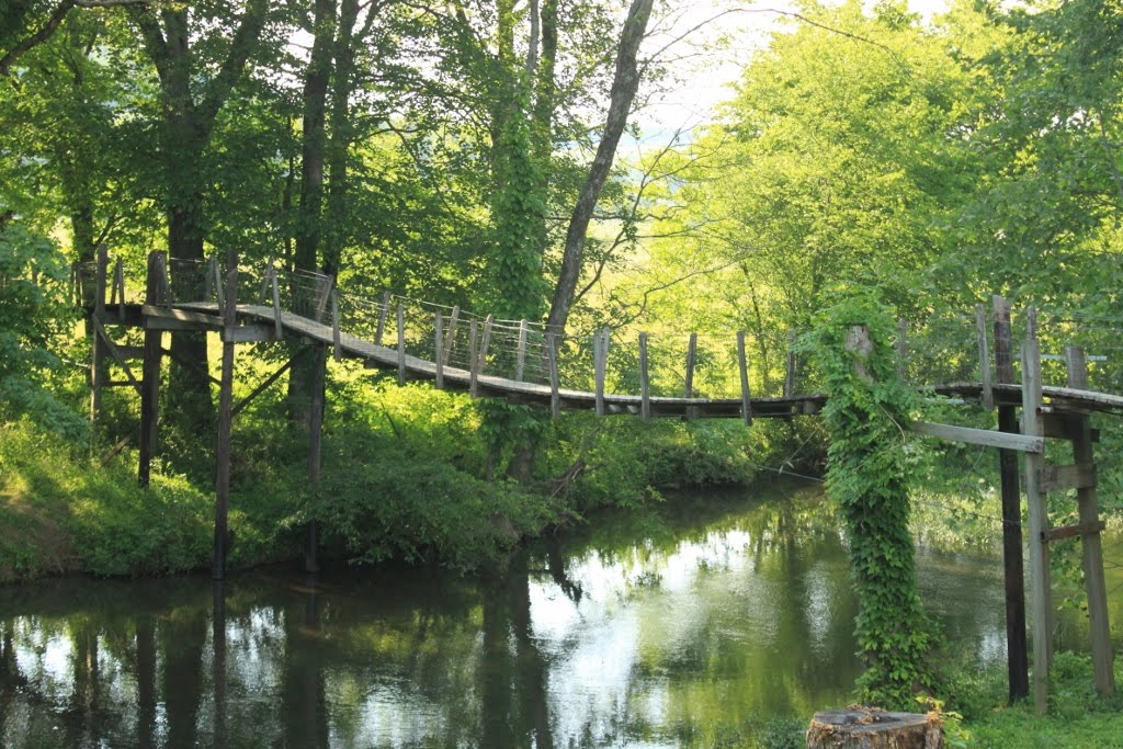 Mt Zion Swinging Bridge by Ben_Tate