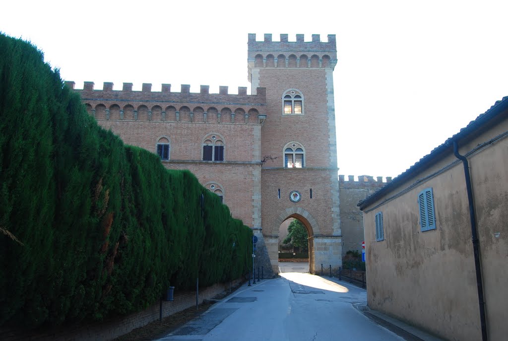 Castello di Bolgheri e accesso al centro by stefano.incerpi