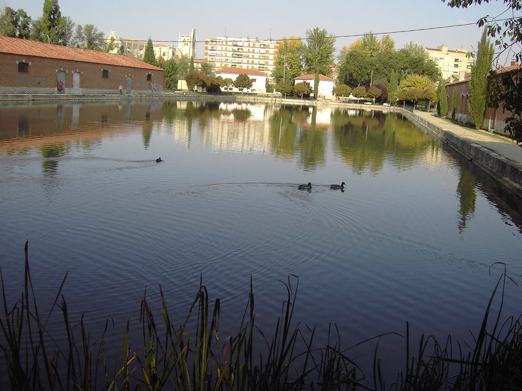 Dársena del Canal de Castilla, Palencia by ©-Miguel A. Rodríguez Terán