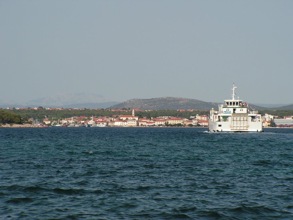 Biograd-pogled iz Tkona by boris kvestek