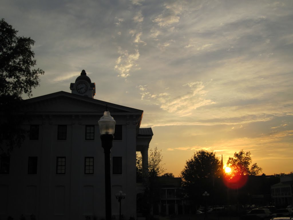 Lafayette County Courthouse at Sunset by Matthew Nichols