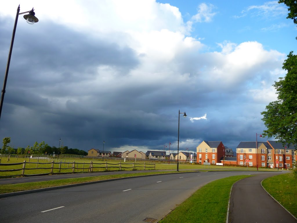 Clouds Over Upper Cambourne by CuriousJM