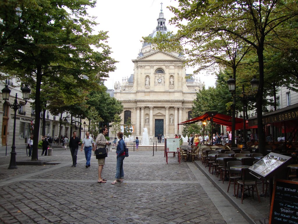 Paris, France - Place de la Sorbonne, Quartier Latin (Chapelle de la Sorbonne) by L.S.Macedo