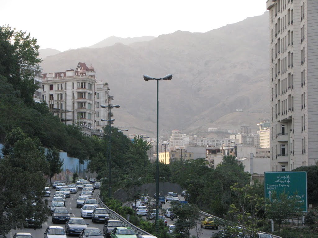 North Tehran Evening by Behrooz Rezvani