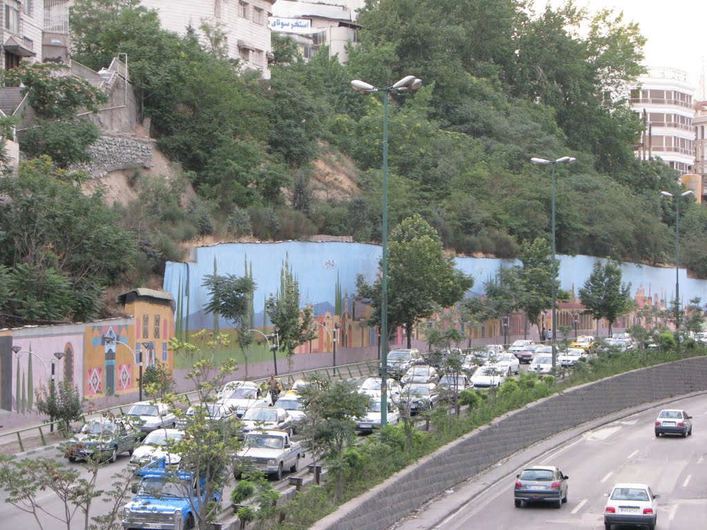 North Tehran Evening by Behrooz Rezvani