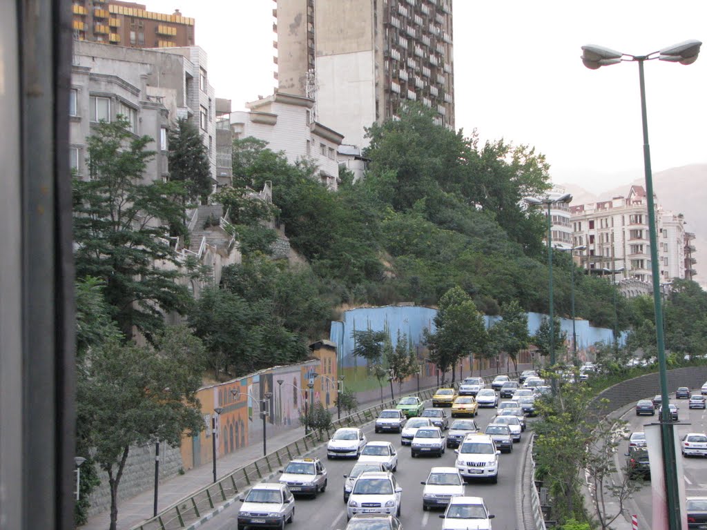 North Tehran Evening by Behrooz Rezvani