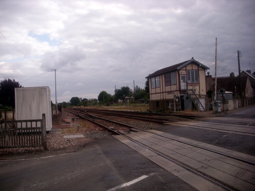 Signal box at La Hutte by muba