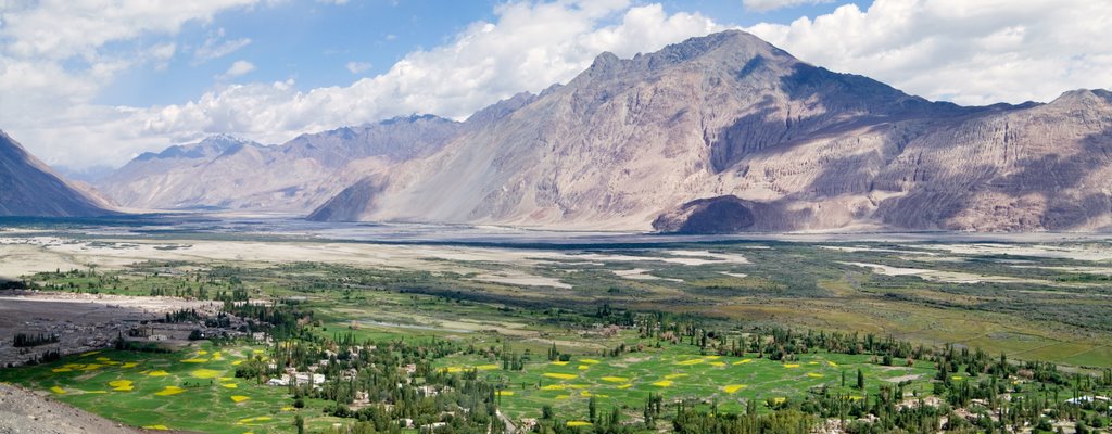 View from Gompa, Deskit by Michael Gilbert