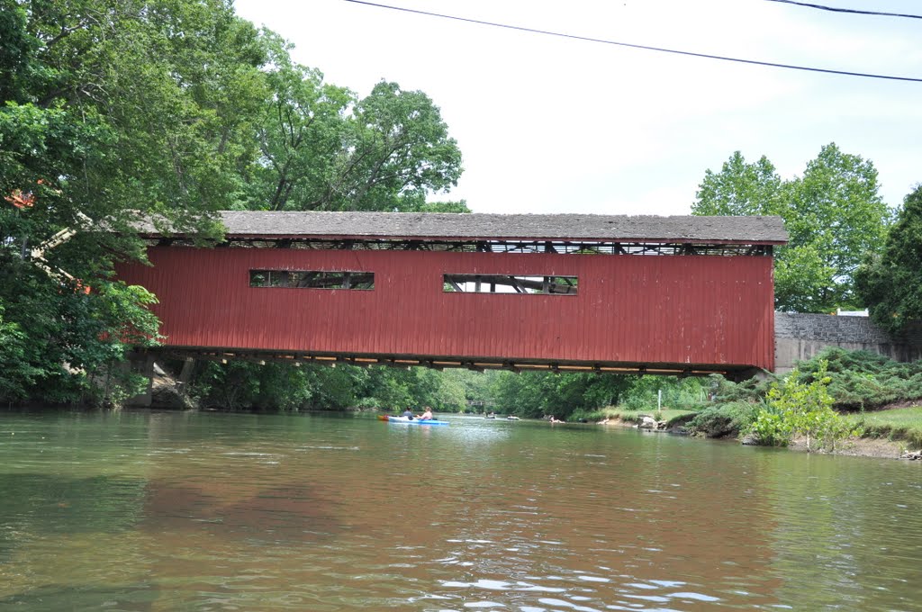 Covered Bridge on Yellow Breeches Near Messiah College by kinzr13