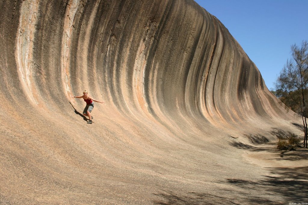 Surfing Wave Rock by urs