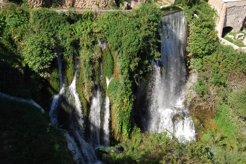 Waterfall from Ponte Gregoriano by Miss Tibbs