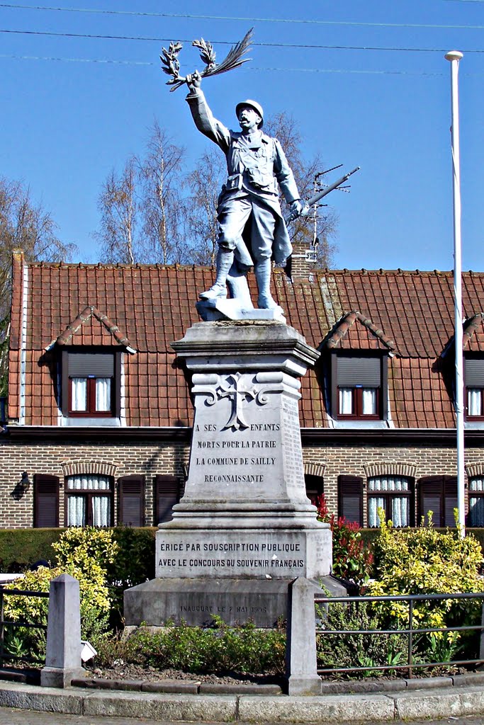 SAILLY-LEZ-LANNOY - Monument aux Morts de 1914-1918 et 1939-1945 by 59jacky