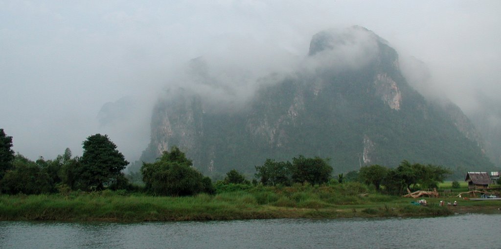 Vang Vieng - Panorama by Marc Wensveen