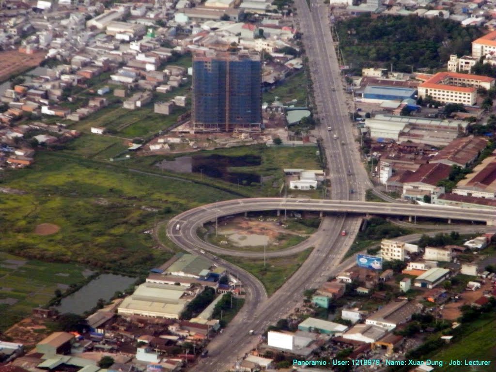 Vòng xoay Tân Tạo - Chợ Đệm - Không ảnh by Vietnam Atlas