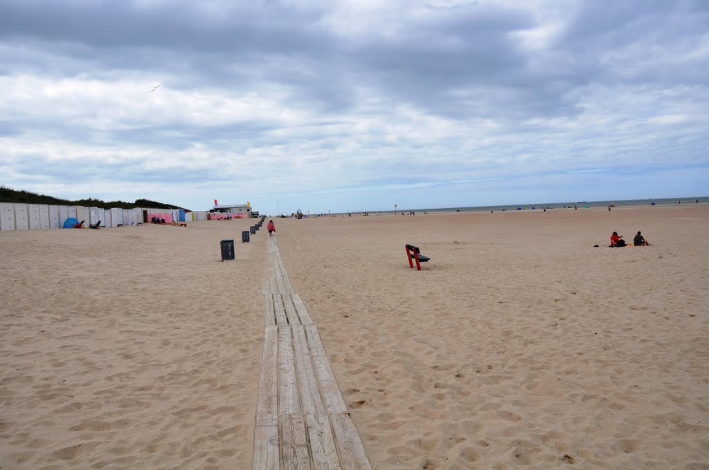 Vrouwenpolder/Niederlande. Strandweg im Sand, gesehen am 21.06.2011 by © "Earth Views"