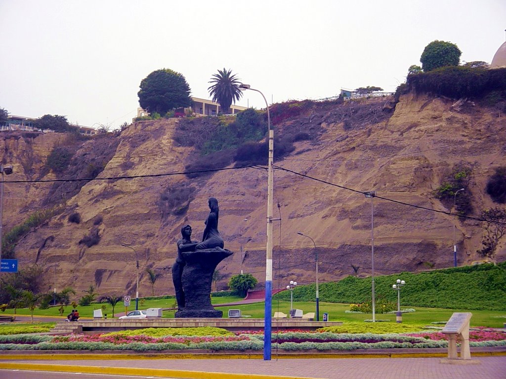 Chorrillos lovers park, statue. by kaui