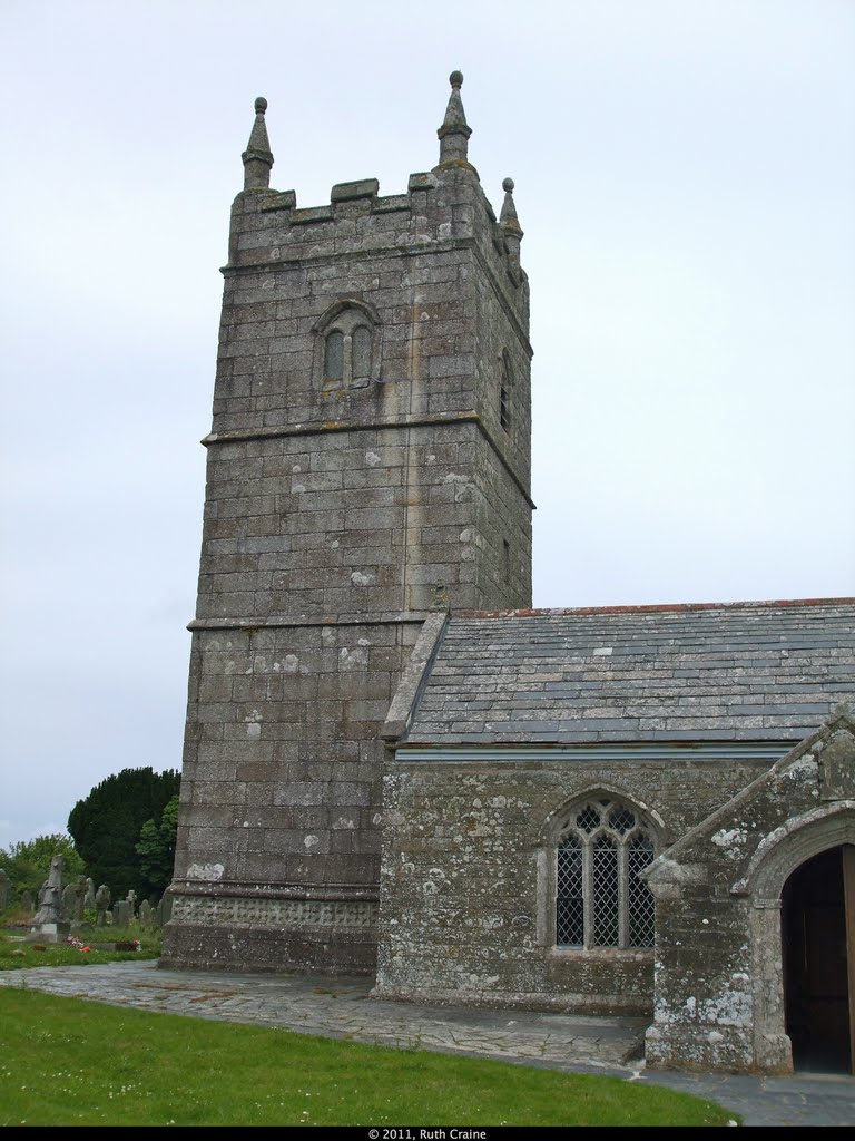 The Collegiate Church of Saint Endellion, St. Endellion, Cornwall by rustyruth