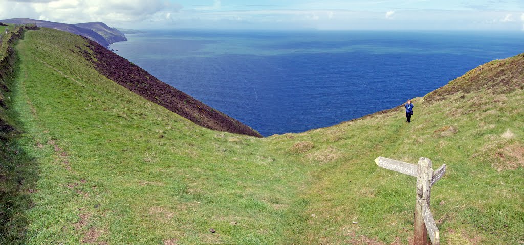 Towards Combe Martin 1 Panorama by coljay72