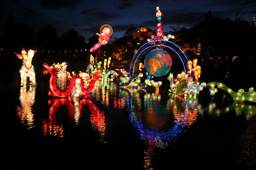 La Magie des Lanternes, Jardin Botanique de Montréal, Montréal, Québec, Canada by Hans Sterkendries