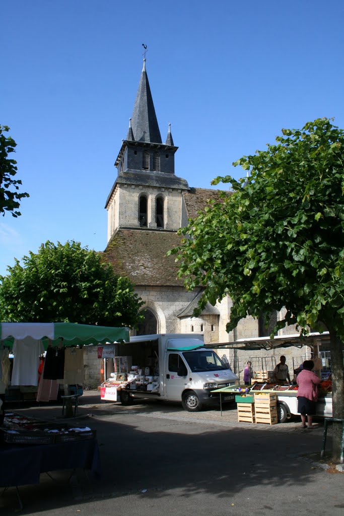 Le Grand Pressigny - marché by Tom Koops