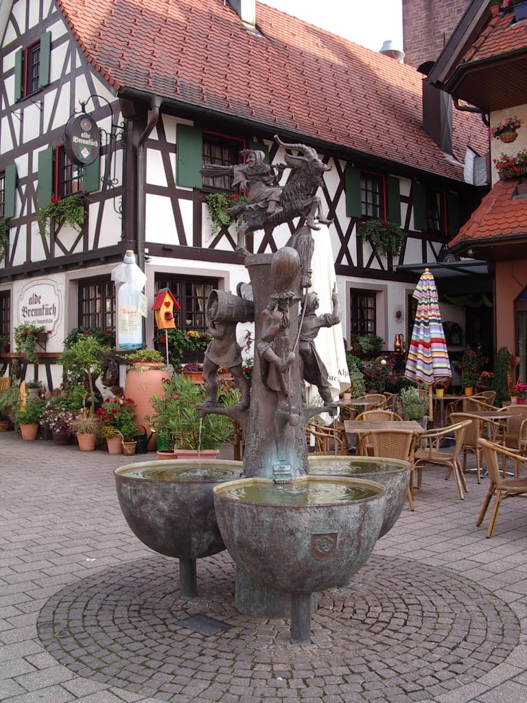 Brunnen in der Ortsmitte by urmele