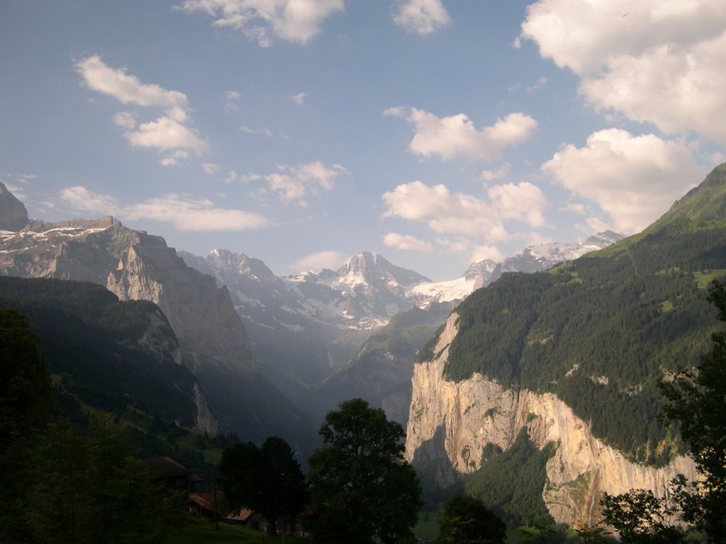 Mountain massif of the Jungfrau by Nicola e Pina Europa…