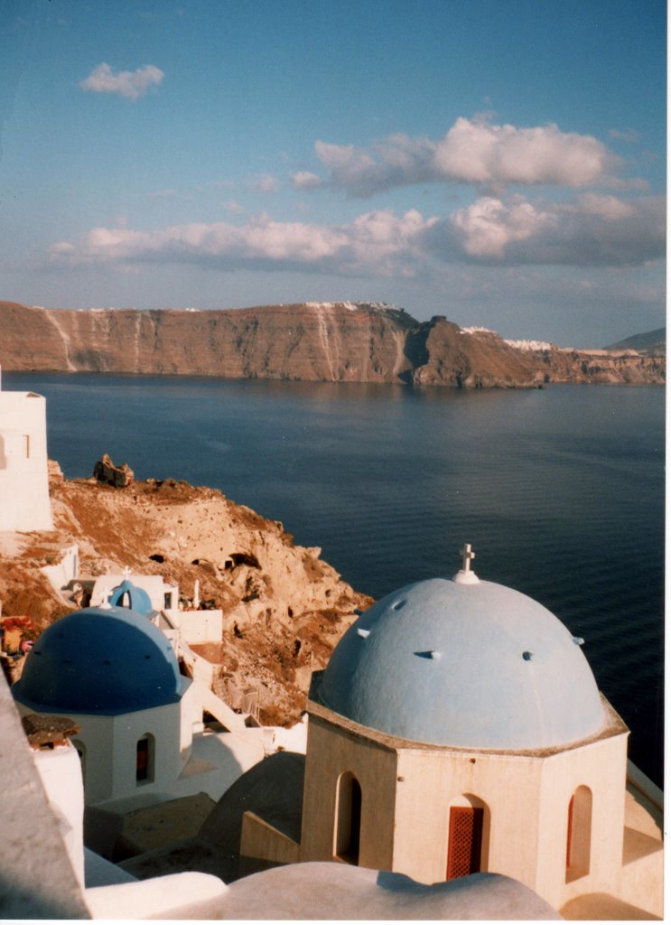 Church Domes, Oia, Santorini by Nick Gent