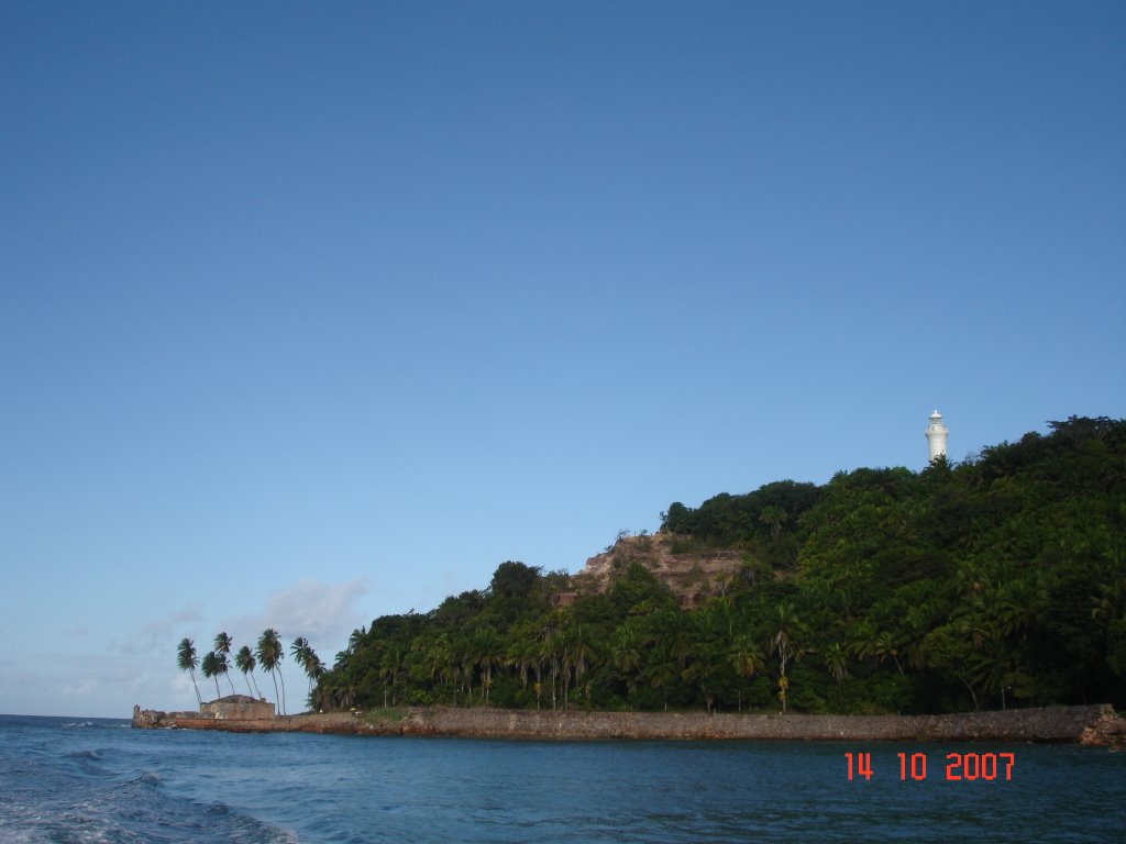 Forte e Farol, Morro de São Paulo by renatocarnaval