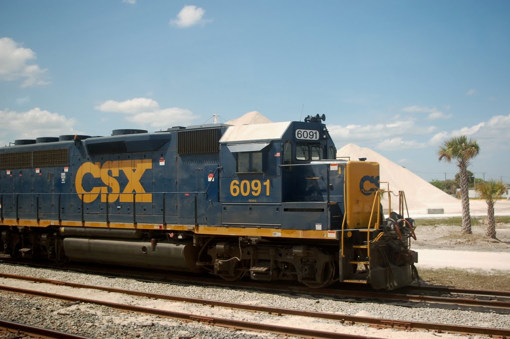 CSX Transportation EMD GP40-2 No. 6091 at Sanford, FL by Scotch Canadian