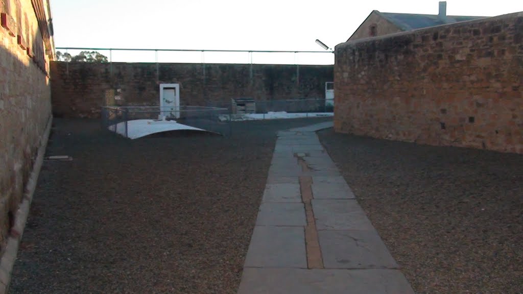 Inside the walls of Gladstone Gaol SA by Geniene Prater