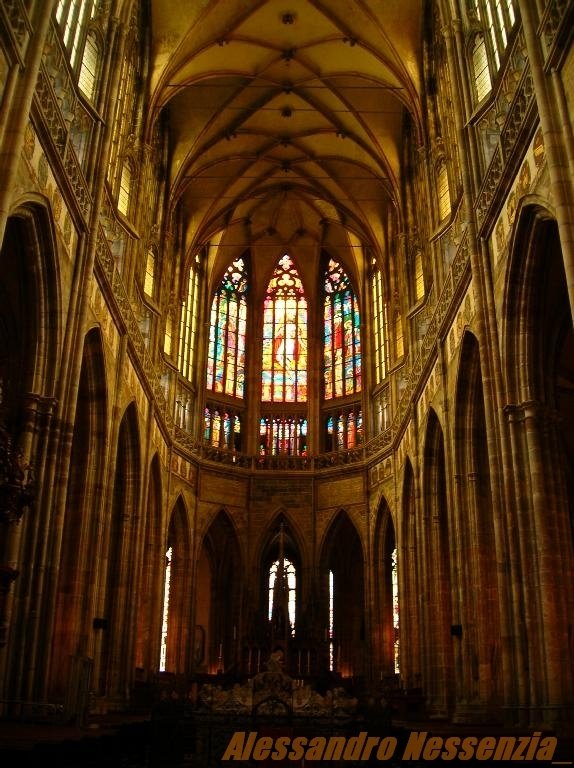 Gothic Church - San Vito - Prague by Alessandro Nessenzia