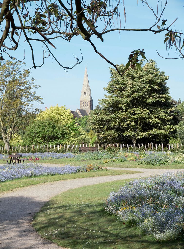 All Saints Church from the Arboretum by Robert Duley