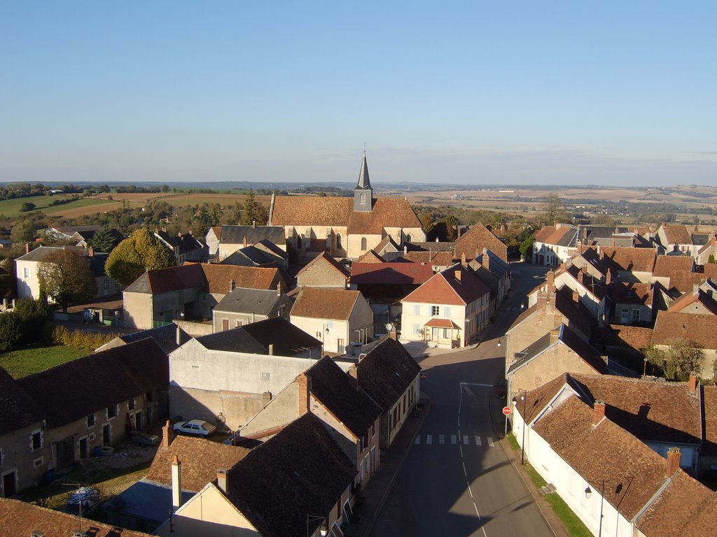 Le bourg de Bouhy by migoche