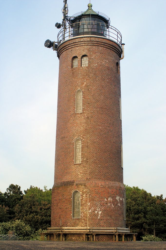 Leuchtturm von Böhl im Abendlicht by Kantate