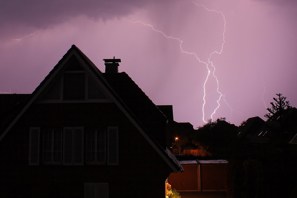 Nächtliches Gewitter by Klemens Overkamp