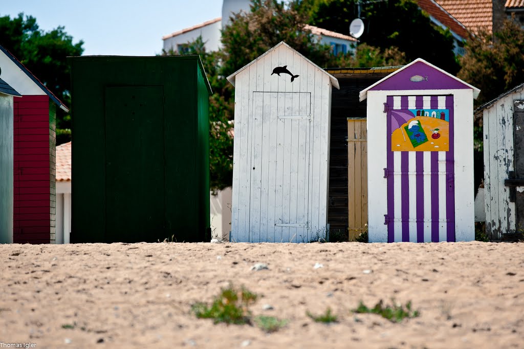 Les cabines de la plage by Thomas Igler