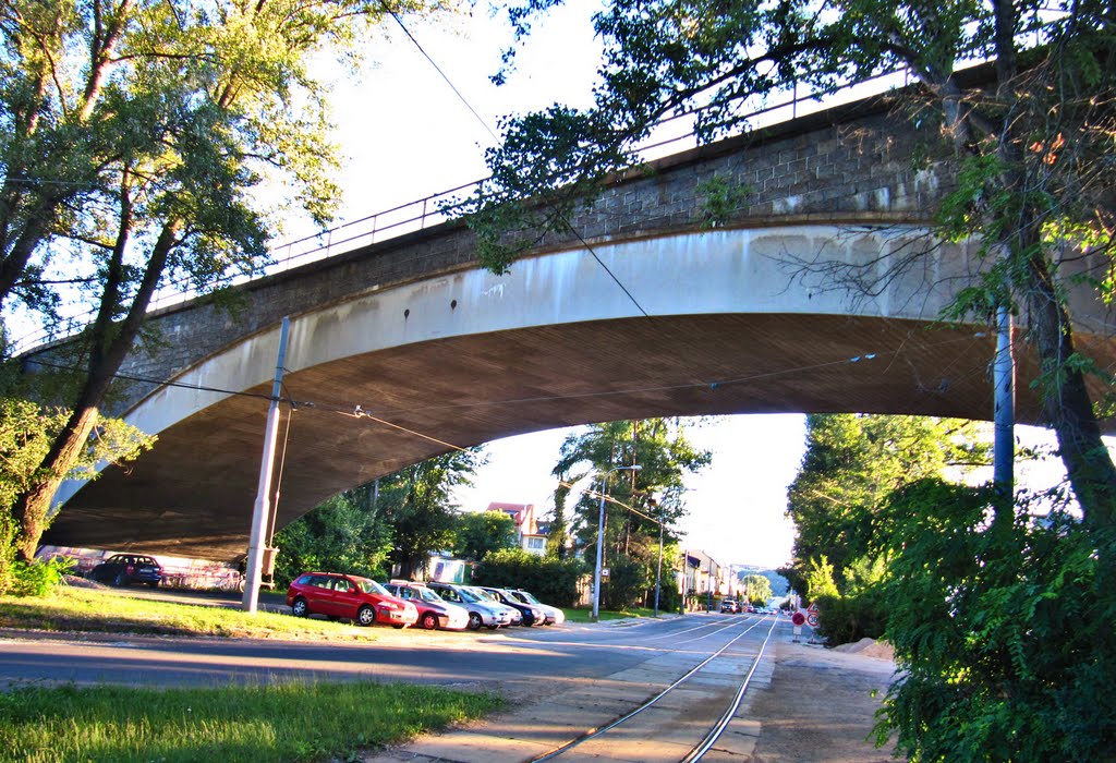 Brno-Obřany - ul. Obřanská - Železniční viadukt by Bridgy Guida