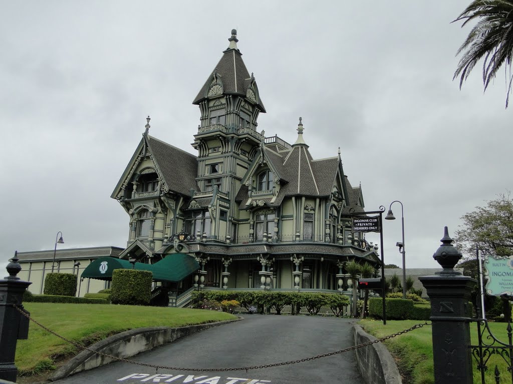 Carson Mansion in Eureka, Ca by Gino Vivi