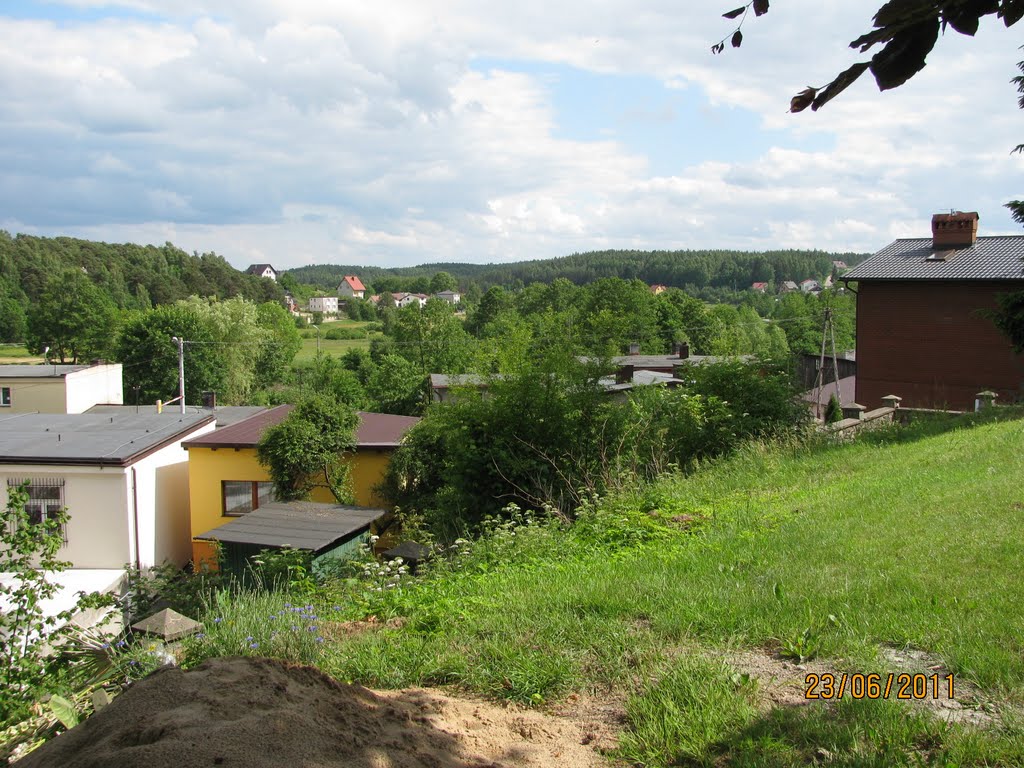 Suleczyno, Pl, Kaszuby - nad dachami Suleczyna by Stefan Kapka