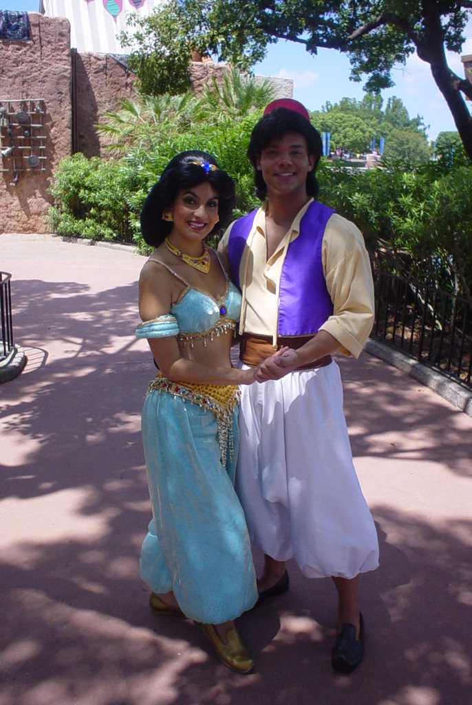 Aladdin & Jasmin by shoedoodle